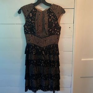 BCBG Black Lace Mini Dress
